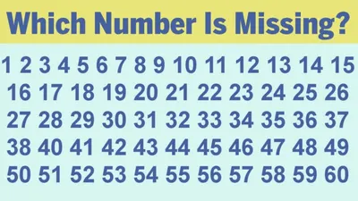 Tes Kejelian: Temukan Angka yang Hilang di 3 Gambar Ini dalam 10 Detik untuk Buktikan Ketajaman Matamu!