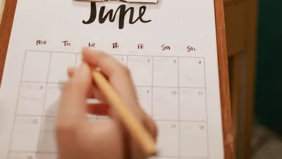 illustrasi bulan Juni