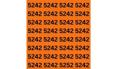 Tes IQ: Ada 1 Kombinasi Angka Janggal dari Deretan 5242, Yakin Bisa Menebaknya dalam 5 Detik Saja?