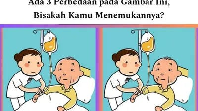 Tes IQ: Pertajam Fokus dan Temukan 3 Perbedaan pada Gambar Perawat dan Pasien Tua Ini, Uji Kemampuan Pemecahan Masalah!