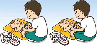Tes IQ: Berani Ambil Tantangan Sulit? Temukan 3 Perbedaan pada Gambar Ayah Mengganti Popok Bayi, Uji Kemampuan Observasi
