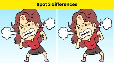 Tes IQ: Sulit Berkonsentrasi? Coba Temukan 3 Perbedaan pada Gambar Wanita Sedang Marah, Uji Keterampilan Observasimu