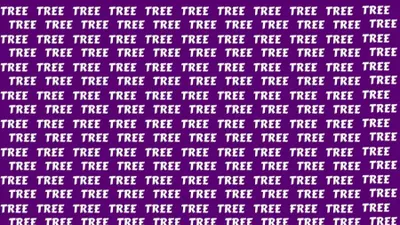 Ada kata FREE yang berbeda dan sengaja disembunyikan di antara kumpulan kata TREE yang sama, kamu diminta untuk menemukannya dalam 7 detik.