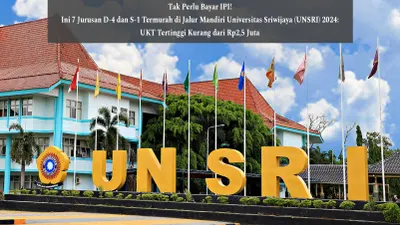Tak Perlu Bayar IPI! Ini 7 Jurusan D-4 dan S-1 Termurah di Jalur Mandiri Universitas Sriwijaya (UNSRI) 2024: UKT Tertinggi Kurang dari Rp2,5 Juta