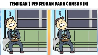 Tes IQ: Jenuh dan Kurang Fokus? Temukan 3 Perbedaan pada Gambar Pria Tertidur di Kereta untuk Uji Keterampilan Observasi