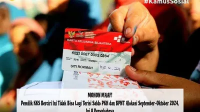 Ilustrasi. Bantuan Sosial PKH dan BPNT