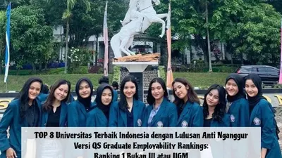 Daftar Universitas Terbaik Indonesia dengan Lulusan Anti Nganggur Versi QS Graduate Employability Rankings