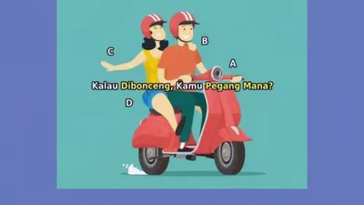 Tes Kepribadian: Kalau Dibonceng Motor, Kamu Akan Pegang Bagian Mana? Jawabanmu Menguak Karakter Dominan, Romantis, Realistis atau…