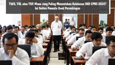 Ilustrasi. Pelaksanaan Tes SKD CPNS 2024