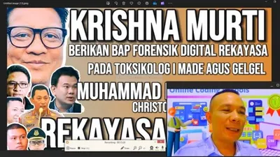 Rismon Sianipar Tantang Krishna Murti Bantah Tuduhan 37 Bukti Ilmiah Kejanggalan Kasus Jessica Wongso