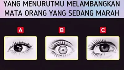 Tes Kepribadian: Gambar Mata Manakah yang Menurutmu Sedang Marah? Jawabanmu Mengungkap Sisi Lain dari Dirimu