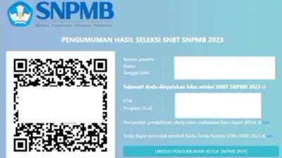 Cara cek pengumuman UTBK SNBT 2024 lewat Handphone 