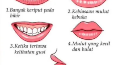 Bentuk mulut mengungkap kepribadian dan sifat dominan seseorang.