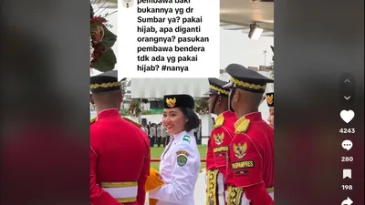 Anggota Paskibraka yang ditunjuk sebagai pembawa baki disebut-sebut diganti secara mendadak jelang pelaksanaan HUT RI ke-79 di IKN.
