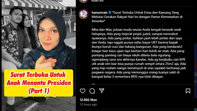 Dinilai Pamer Kemewahan di Amerika saat Rakyat Demo, Erina Gudono Disindir Anak Amien Rais