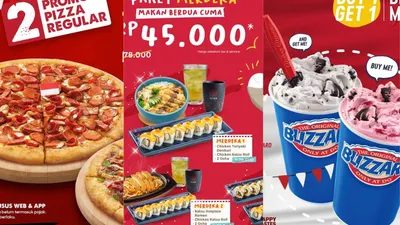 Daftar Promo Makanan Hari Kemerdekaan HUT RI:  Yoshinoya, Hokben hingga Ichiban Sushi 