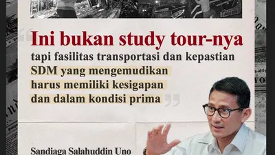 Beda Pendapat Sandiaga Uno dan Disdik DKI Jakarta yang Larang Study Tour di Luar Sekolah