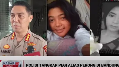 Polisi Tangkap 1 dari 3 DPO Kasus Pembunuhan Vina Cirebon Pegi Alias Perong di Bandung 