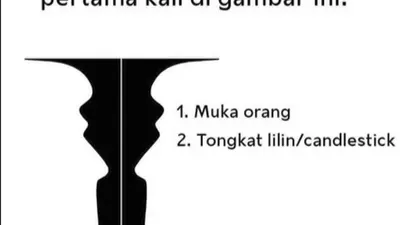 Tes Kepribadian: Muka Orang atau Tempat Lilin Mana Gambar yang Pertama Kali Kamu Lihat? Yuk Coba Tentukan Sekarang