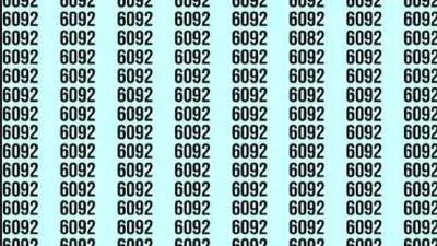 Tes Penglihatan: Penglihatan Kamu Setajam Mata Elang? Buktikan dengan Menemukan Angka Ganjil di Antara Angka 6092 dalam Waktu 19 Detik