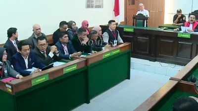 Suasana sidang praperadilan Pegi Setiawan di kasus Vina Cirebon 