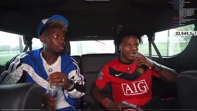 YouTuber Ishow Speed dan Paul Pogba