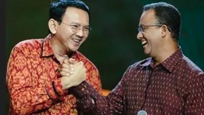 Ahok dan Anies Baswedan 