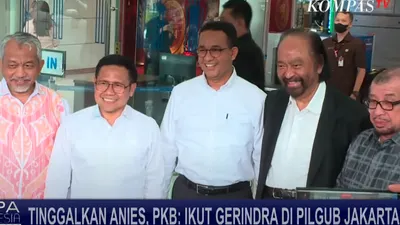 PKB Putuskan Bergabung dengan Gerindra di Pilgub Jakarta, Perjuangan Anies Baswedan Kelar