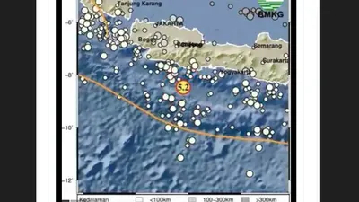 Info Gempa Hari Ini: Gempa M 5,2 Guncang Daerah Pangandaran Jawa Barat Terasa hingga Sumedang