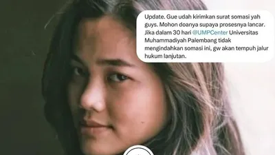Kasus plagiasi Skripsi mahasiswi UNSRI yang diduga dilakukan oleh mahasiswa UMP hingga terkena somasi