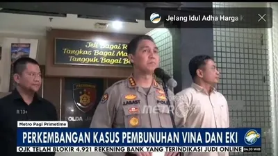Kabid Humas Polda Jabar, Kombes Pol Julest Abraham Abast memberikan keterangan terkait kasus Vina-Eky 2016 silam