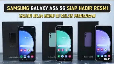 Samsung Galaxy A56 merupakan jenis smartphone Android 15 yang secara desain dan peforma tidak kalah menarik dibandingkan Galaxy S24 Ultra.