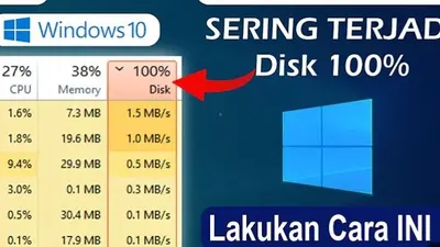 Ilustrasi Komputer JLemot Karena CPU Usage hingga 100 Persen