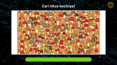 Tes Penglihatan: Coba Temukan Seekor Tikus di Antara Jamur-Jamur Ini