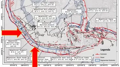 Segmen-segmen sumber gempa di sekitarnya sudah pernah mengeluarkan energinya, sementara Selat Sunda dan Mentawai-Siberut belum terjadi.