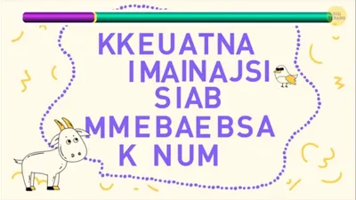 Sekarang waktunya tes! Coba perhatikan gambar huruf-huruf acak yang dibagikan oleh YouTube SISI TERANG berikut ini.