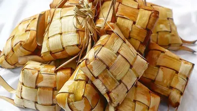 Illustrasi. Ketupat