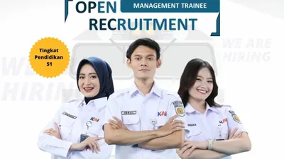 PT Kereta Api Indonesia (Persero) membuka kesempatan bagi para pencari kerja yang berminat untuk bergabung sebagai Management Trainee.