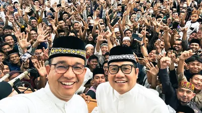 Anies Baswedan dan Muhaimin Iskandar (Cak Imin)