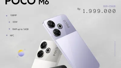 Illustrasi. POCO M6 4G