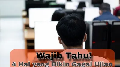 Illustrasi. 4 hal yang bikin gagal ujian tes UTBK SNBT 