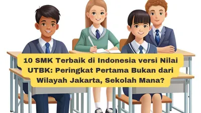 10 SMK Terbaik di Indonesia versi Nilai UTBK: Peringkat Pertama Bukan dari Wilayah Jakarta, Sekolah Mana?