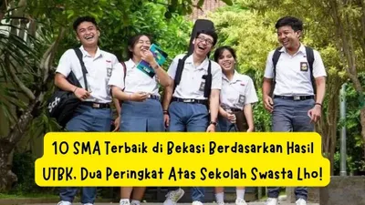 Ilsutrasi. Daftar SMA Terbaik di Bekasi