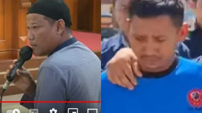 Kolase Foto kiri: Suharsono alias Bondol dan Kanan: Pegi Setiawan