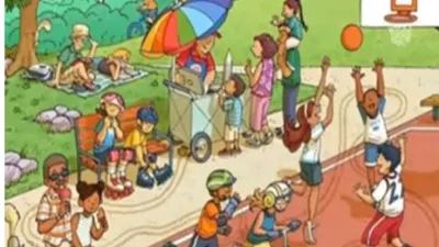 Tes Penglihatan: Temukan Mobil Mainan di Taman yang Penuh dengan Orang dalam Waktu 5 Detik!