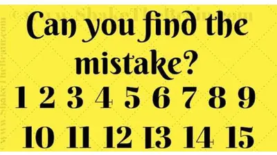 Tes IQ: Coba Temukan Kesalahan Deret Angka pada Puzzle Gambar dalam 15 Detik!