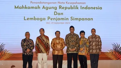 LPS Bersama MA Menandatangani Nota Kesepahaman Demi Penguatan Perlindungan Dana Masyarakat di Perbankan dan Perusahaan Asuransi