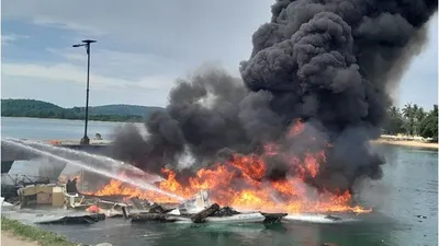 Calon Gubernur Maluku Utara, Benny Laos Dalam Insiden Kebakaran Speedboat