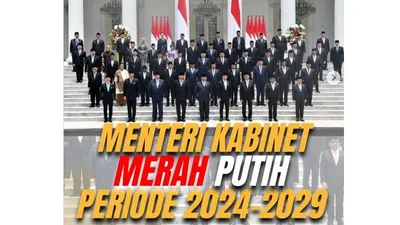 Lengkap! Ini Susunan Menteri Kabinet Merah Putih 2024-2029, Ada Erick Thohir, Sri Mulyani hingga Airlangga Hartarto