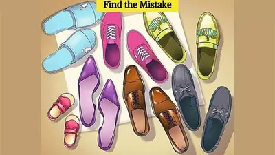Temukan Kejanggalan dari Gambar Aneka Sepatu dalam Waktu 5 Detik!